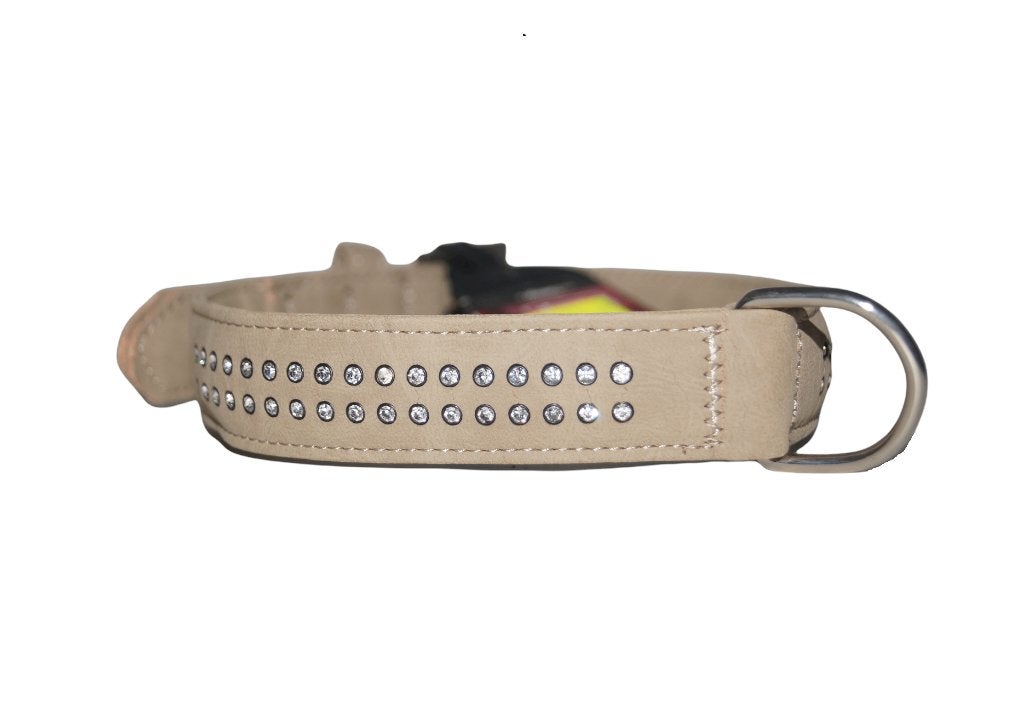 FLAMINGO Halsband Kaki Nekomtrek 36,5-43 cm B-Keus -55% OFF!, Ophalen of Verzenden, Nieuw