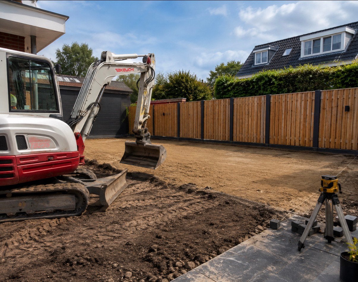 Grondwerk & egaliseren | Klaar voor uw nieuwe tuin, Ophalen