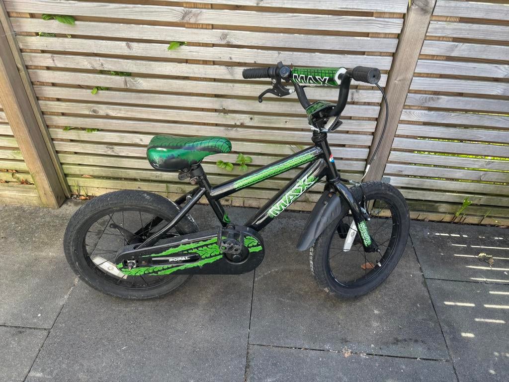 Popal max fiets, Fietsen en Brommers, Fietsen | Crossfietsen en BMX, Ophalen, Terugtraprem, Staal, 16 tot 20 inch