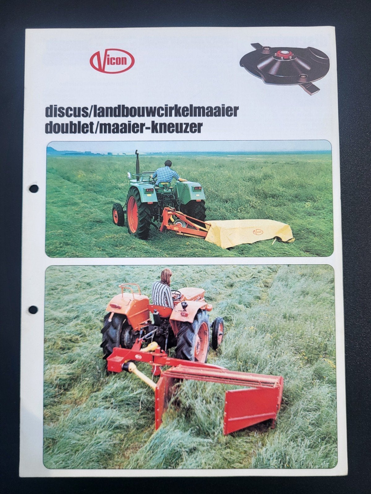 tractor folder Vicon discus/landbouwcirkelmaaier, Ophalen of Verzenden, Zo goed als nieuw