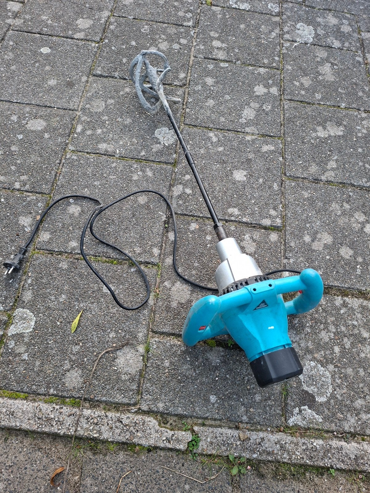 Verf/betonmenger 1200W - Ideaal voor verbouwingen, Ophalen of Verzenden, Gebruikt