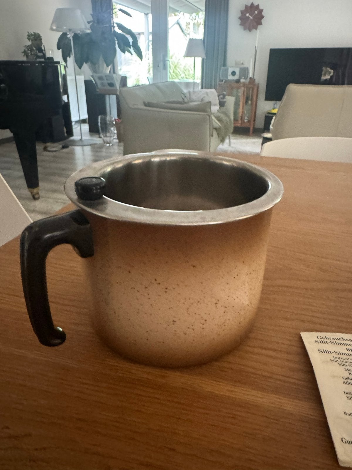 Silit Simmermilchtopf - Melkpan voor au bain-marie, Huis en Inrichting, Keuken | Potten en Pannen, Gebruikt, Met handvatten, Ophalen of Verzenden