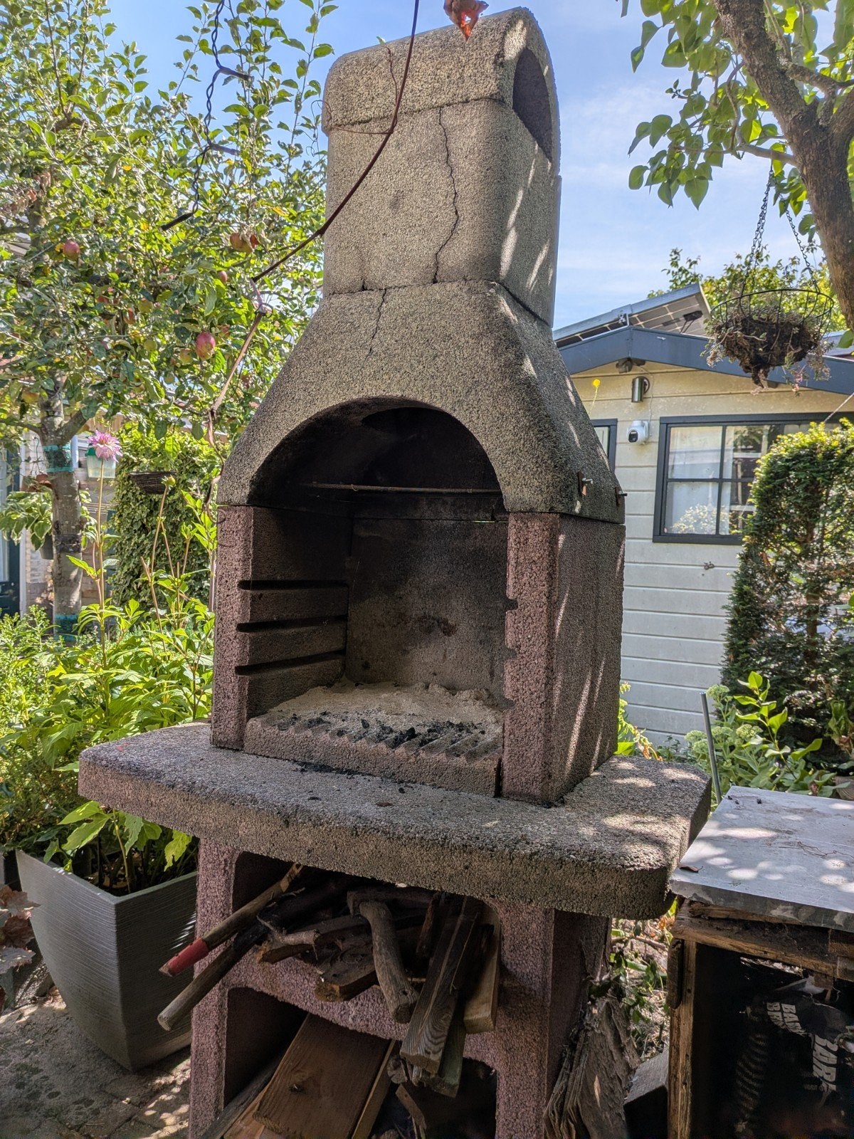 buiten barbecue, Tuin en Terras, Ophalen, Gebruikt