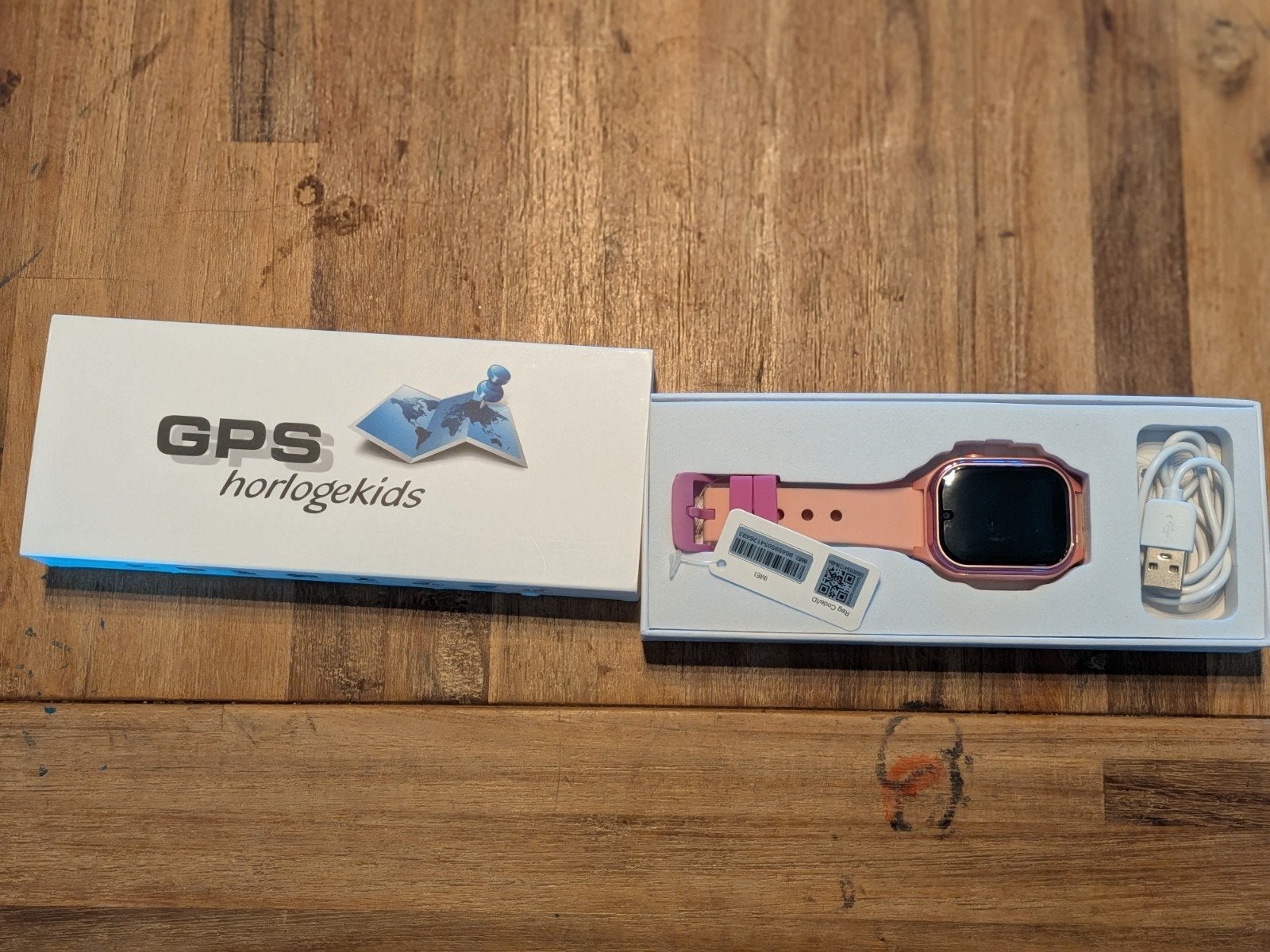 GPS Horloge Kids - Roze Smartwatch met Tracking en SOS, Ophalen of Verzenden, Nieuw, Roze, GPS horlogekids