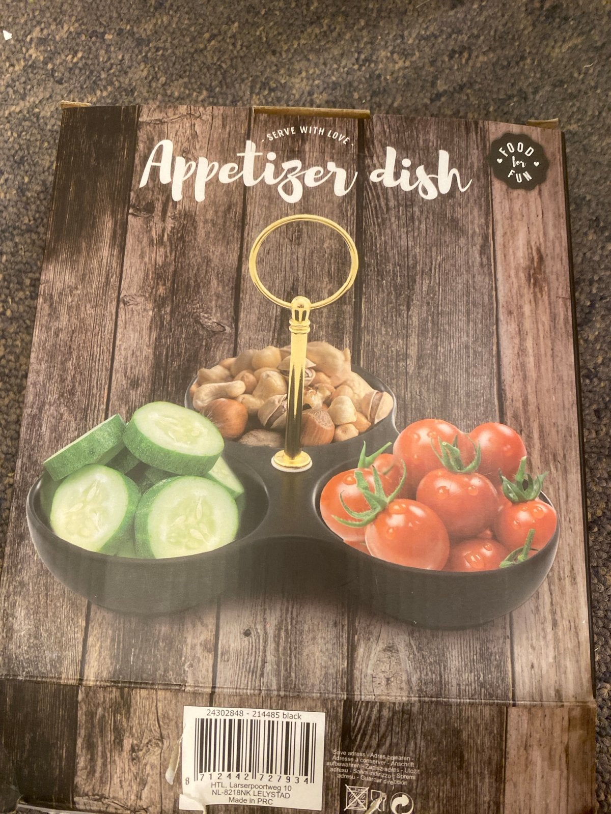 Appetizer dish - Serveer met liefde, Overige typen, Nieuw, Ophalen of Verzenden, Zwart