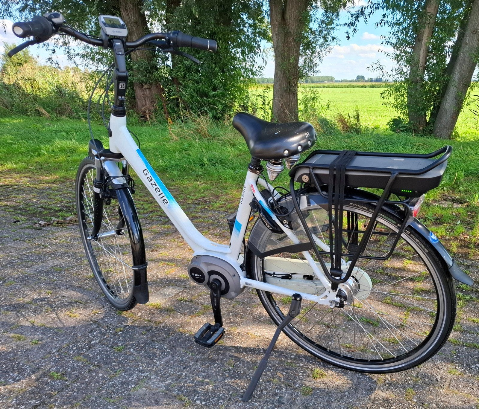 Nette elektrische Gazelle damesfiets, Bosch Middenmotor ✅️, Fietsen en Brommers, Fietsen | Dames | Damesfietsen, Ophalen, 47 tot 50 cm