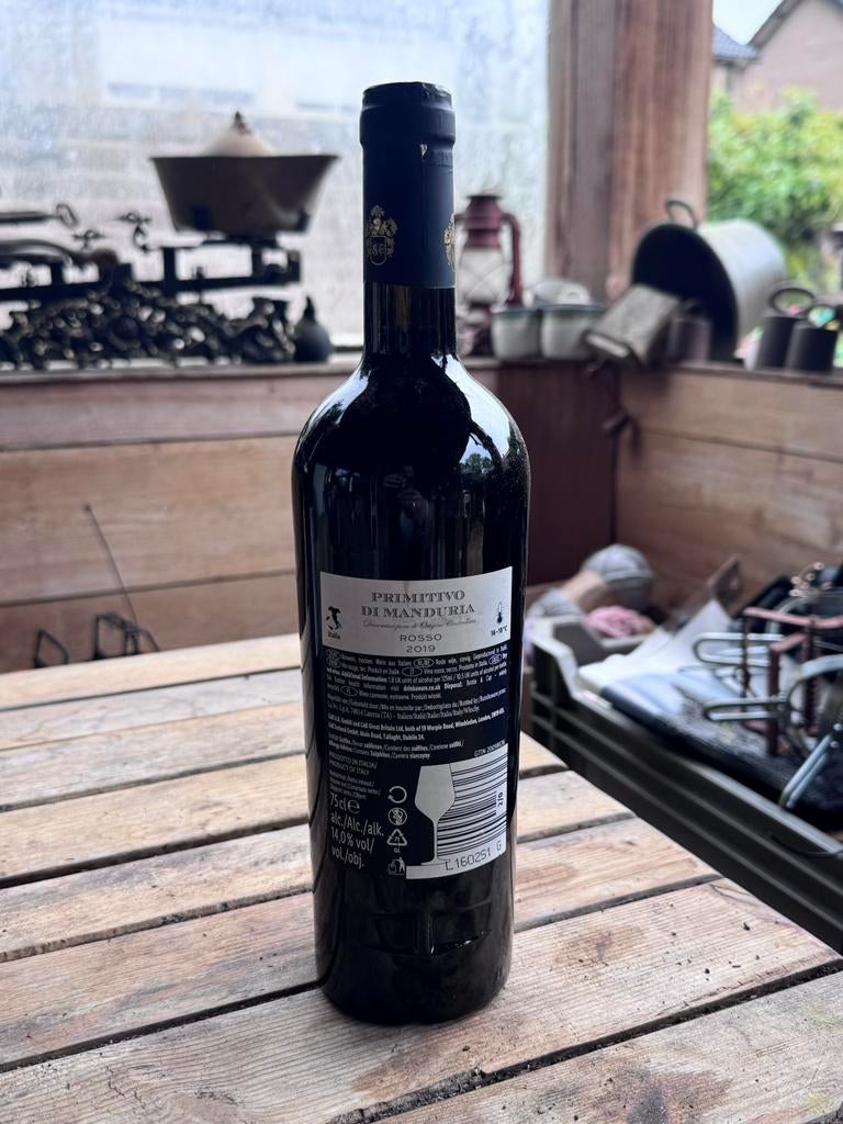 Primitivo di Manduria Rosso - Volle Rode Wijn, Nieuw, Rode wijn, Vol, Italië