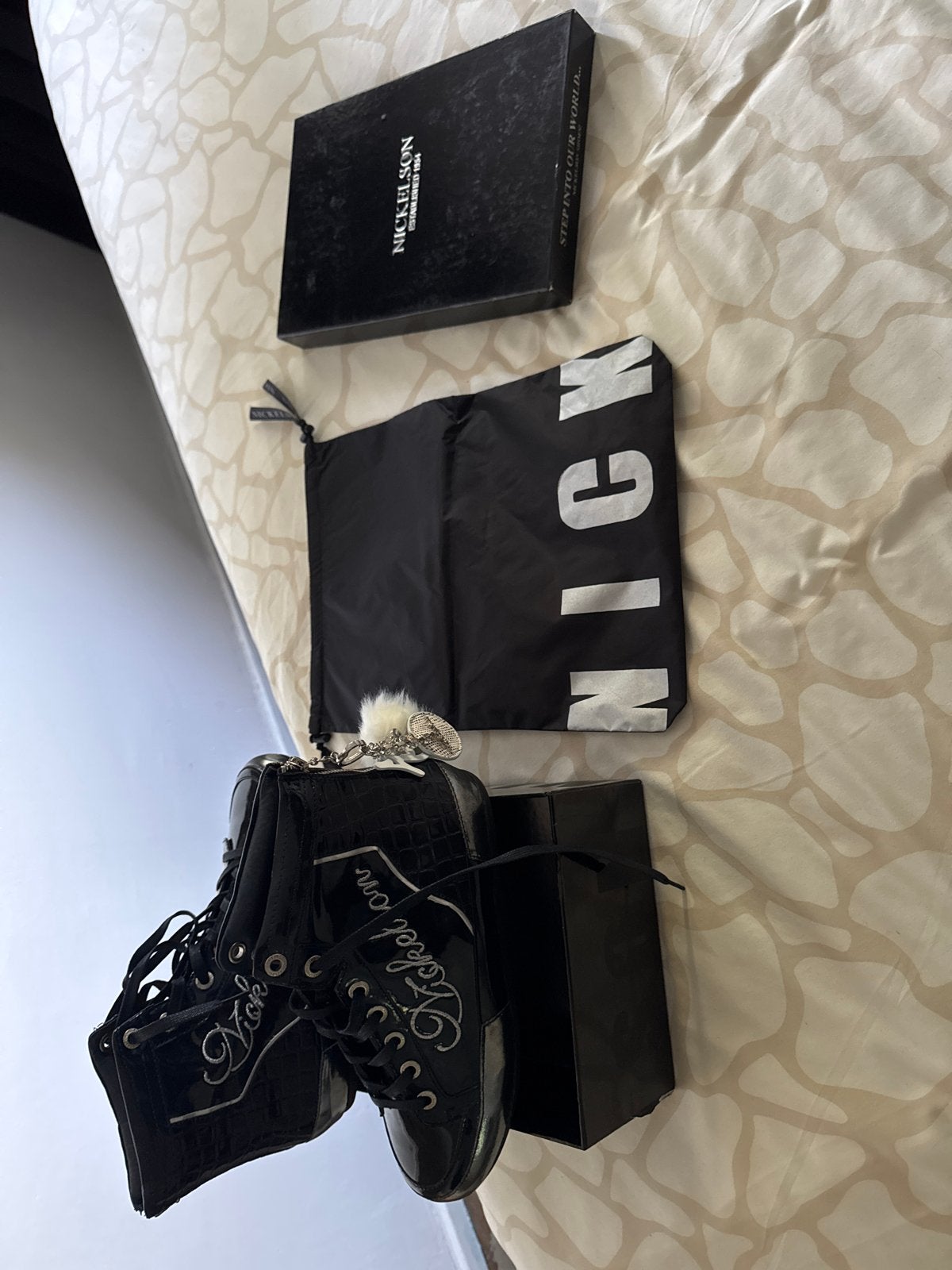 Nieuwe Nickelson dames schoenen maat 40, Ophalen of Verzenden, Nieuw, Zwart, Sneakers of Gympen