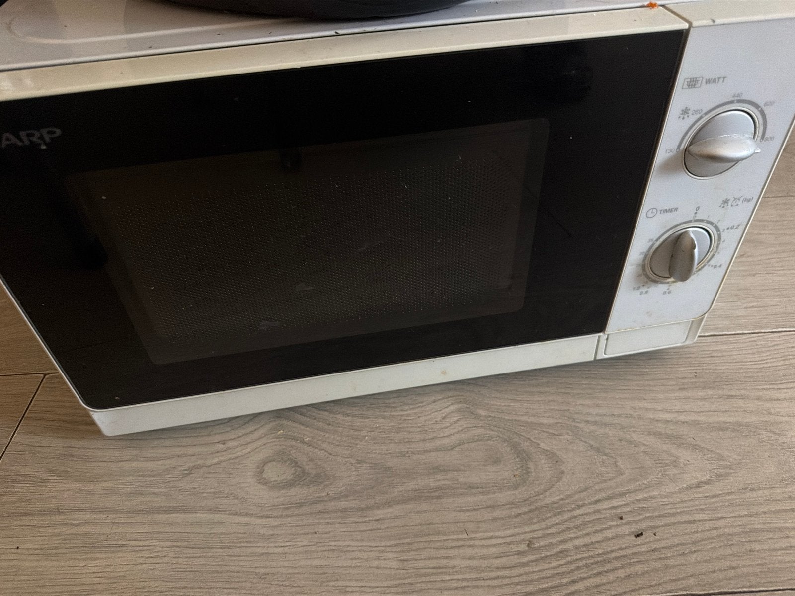 Sharp Magnetron - Wit, Vrijstaand, Goede Staat, Witgoed en Apparatuur, Gebruikt, Minder dan 45 cm, Ophalen of Verzenden, Magnetron