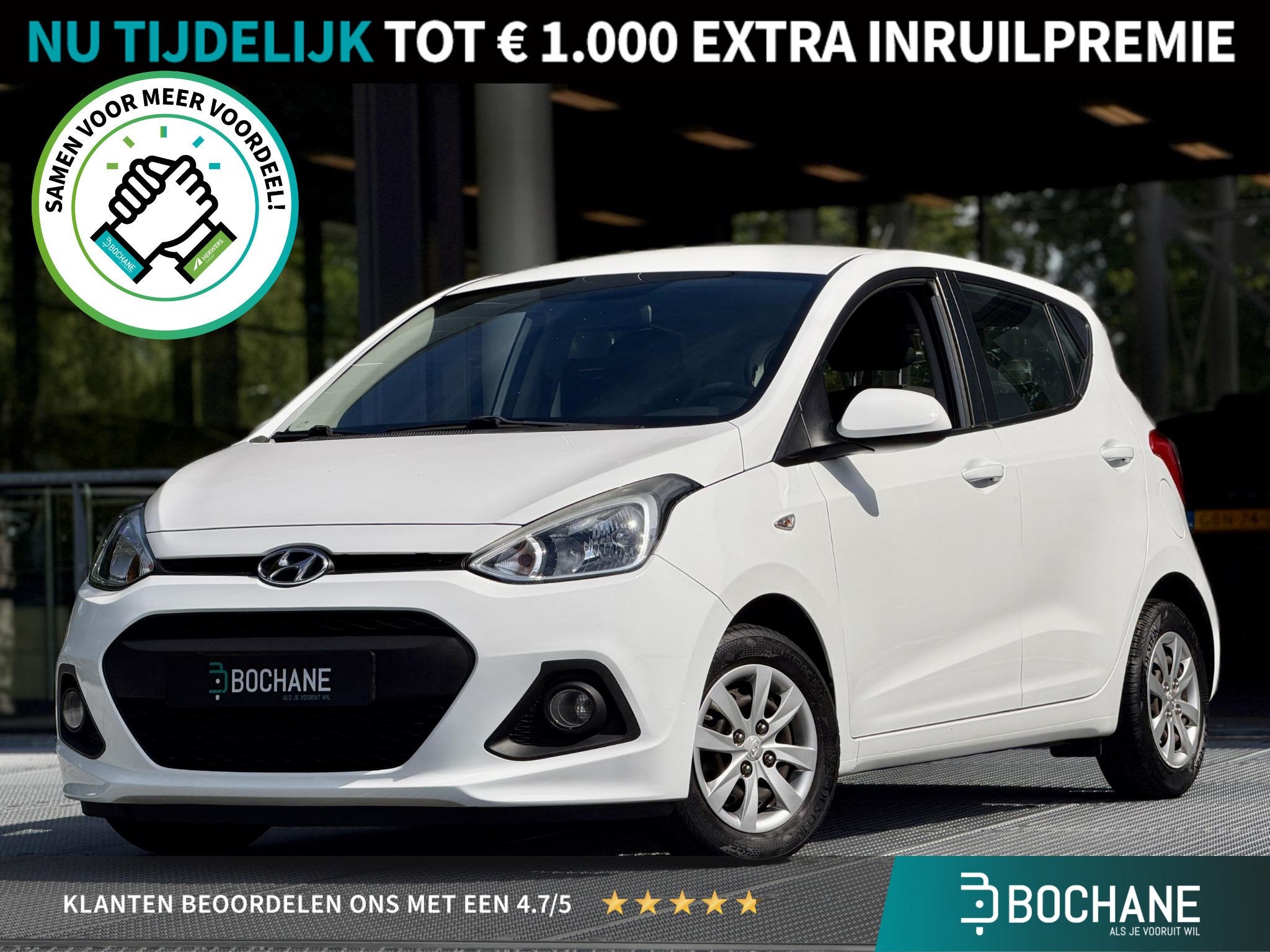 Hyundai i10 1.0i i-Motion Comfort 67PK | Cruise Control | Cl, Auto's, Voorwielaandrijving, Euro 5, Stof, 4 stoelen