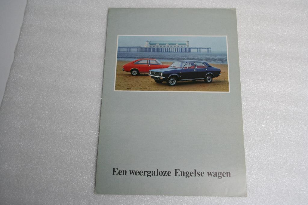 Folder Morris Marina modellenprogramma (circa 1974) (4), Ophalen of Verzenden, Nieuw, Overige merken