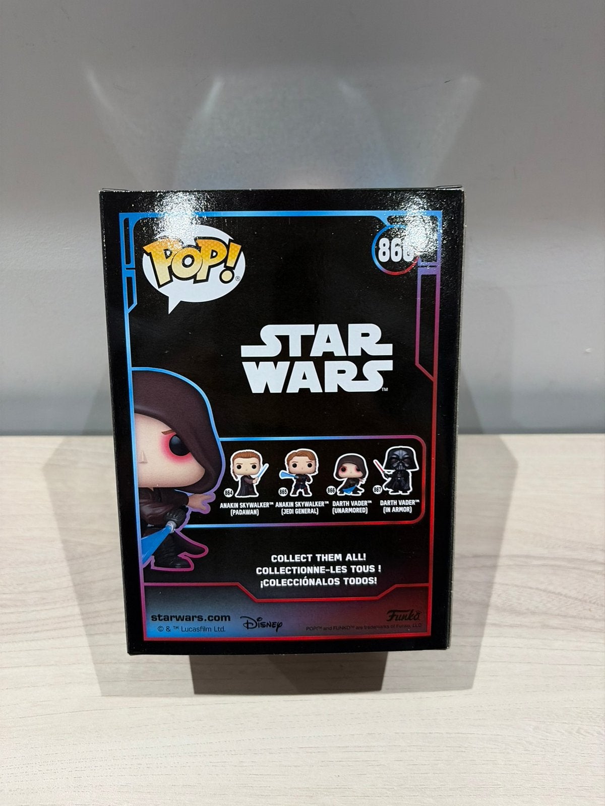 Funko Pop! Star Wars #866 – Darth Vader (Unarmored) – Vinyl, Funko Europe, Ophalen of Verzenden, Zo goed als nieuw, 4th floor, 1 Queen Caroline St, London W6 9YN, Verenigd Koninkrijk