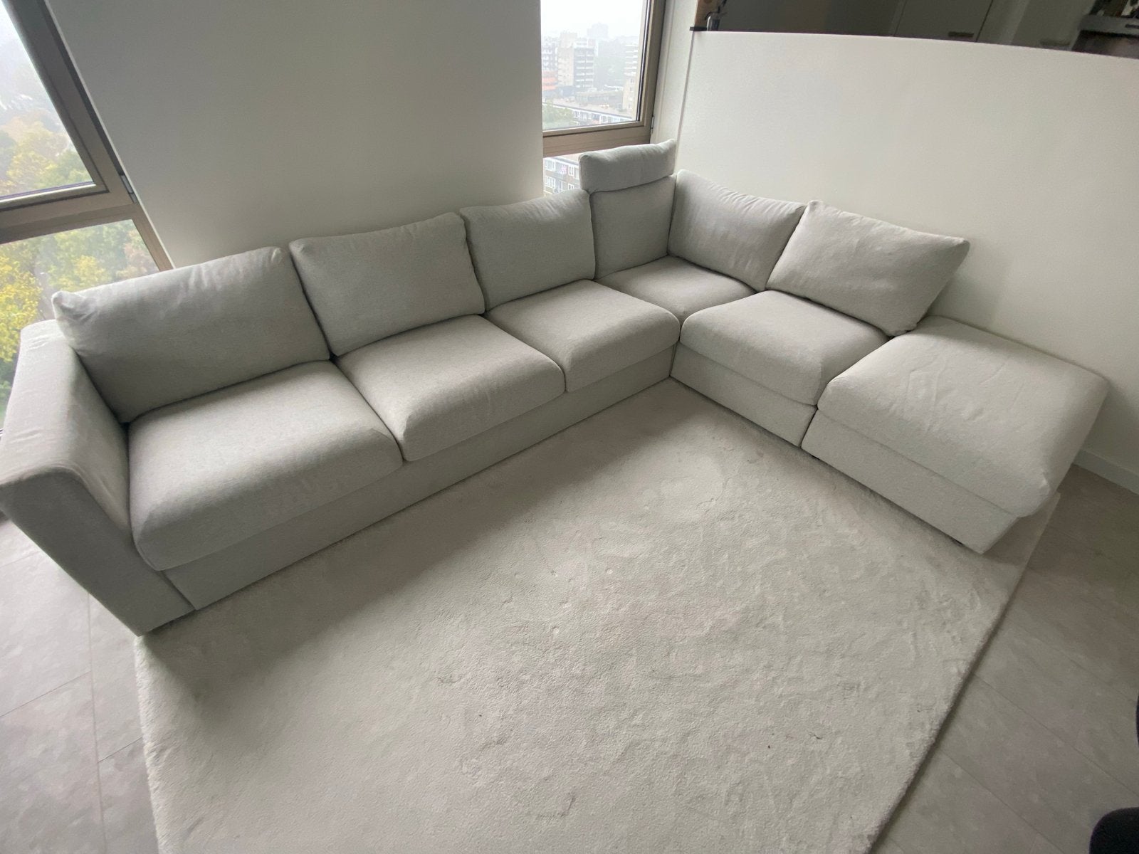 Hoekbank IKEA/ VIMLE - Zo Goed als Nieuw 320x230 MOET WEG, 100 tot 125 cm, Hoekbank, 300 cm of meer, Ophalen of Verzenden