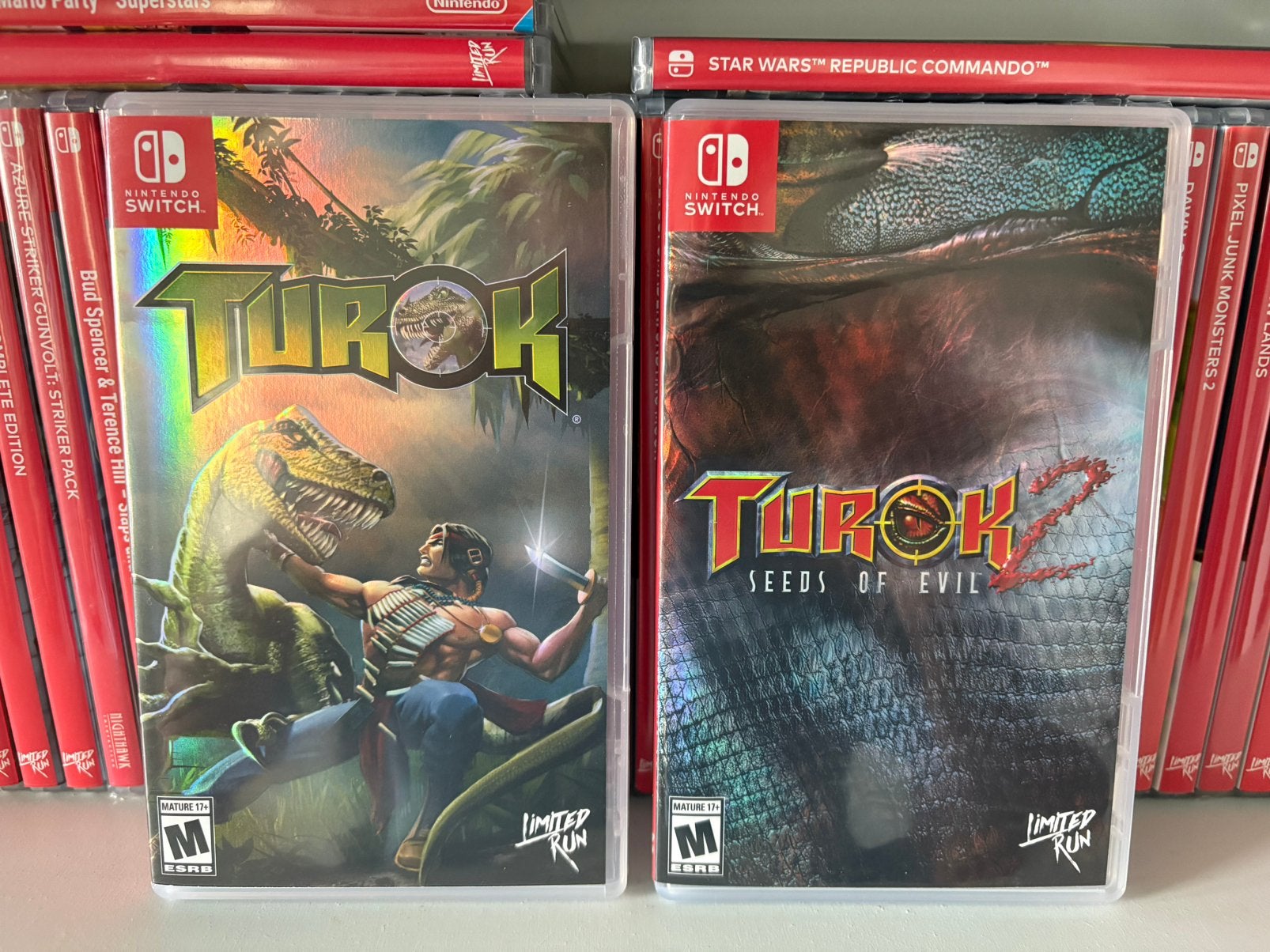 Turok 1 + 2 (Nintendo Switch), Spelcomputers en Games, 1 speler, Ophalen of Verzenden, Zo goed als nieuw, Vanaf 12 jaar
