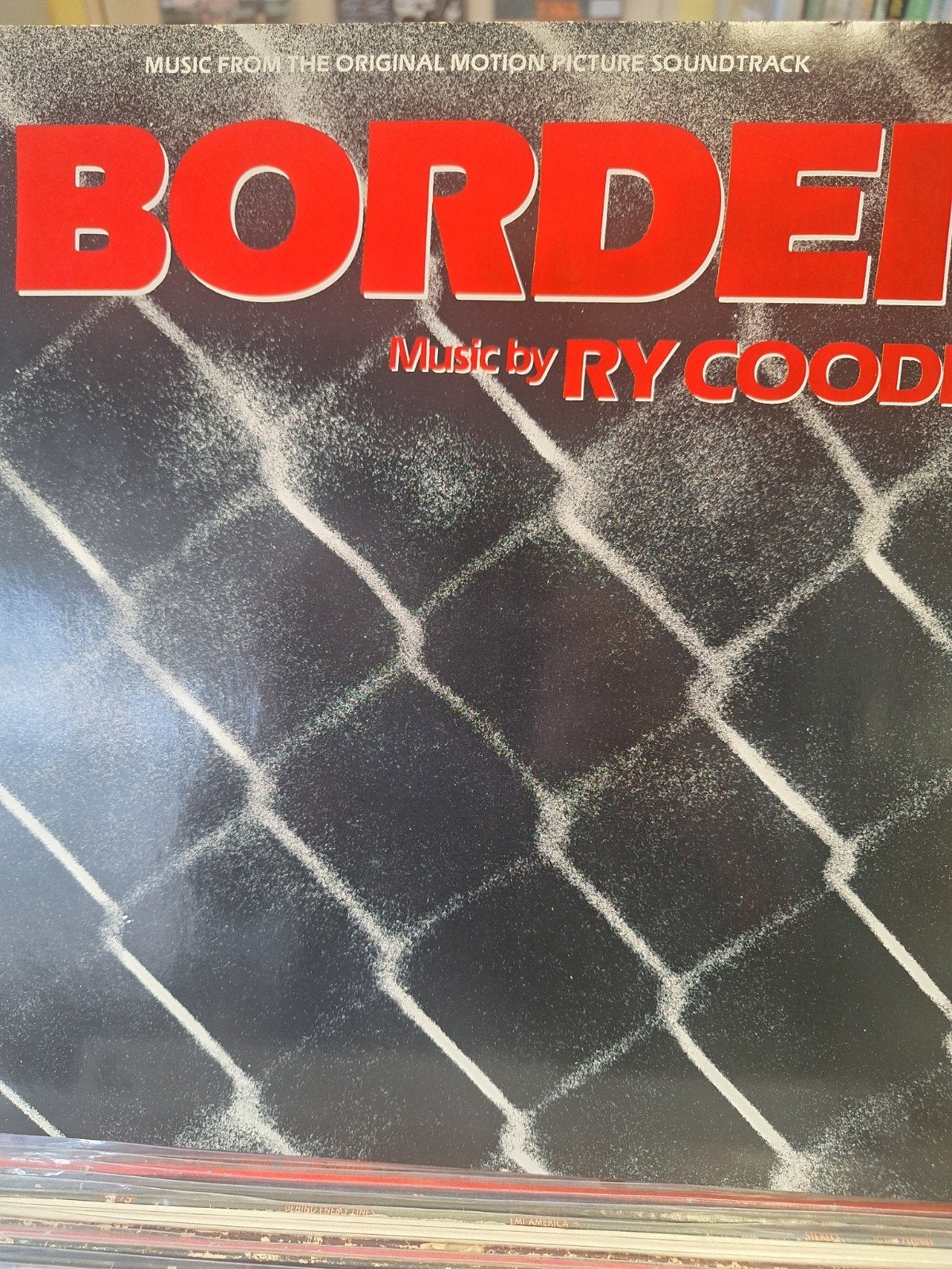 The Border Original Motion Picture Soundtrack Ry Cooder, LP, Verzenden, Soundtrack, Zo goed als nieuw, Inclusief binnenhoes