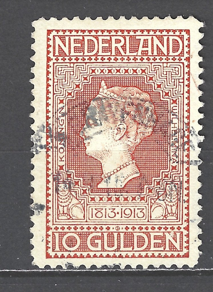 NVPH 101 Jubileumzegels 1913 NEDERLAND p/stuk + CERTIFICAAT, Ophalen of Verzenden, T/m 1940, Gestempeld