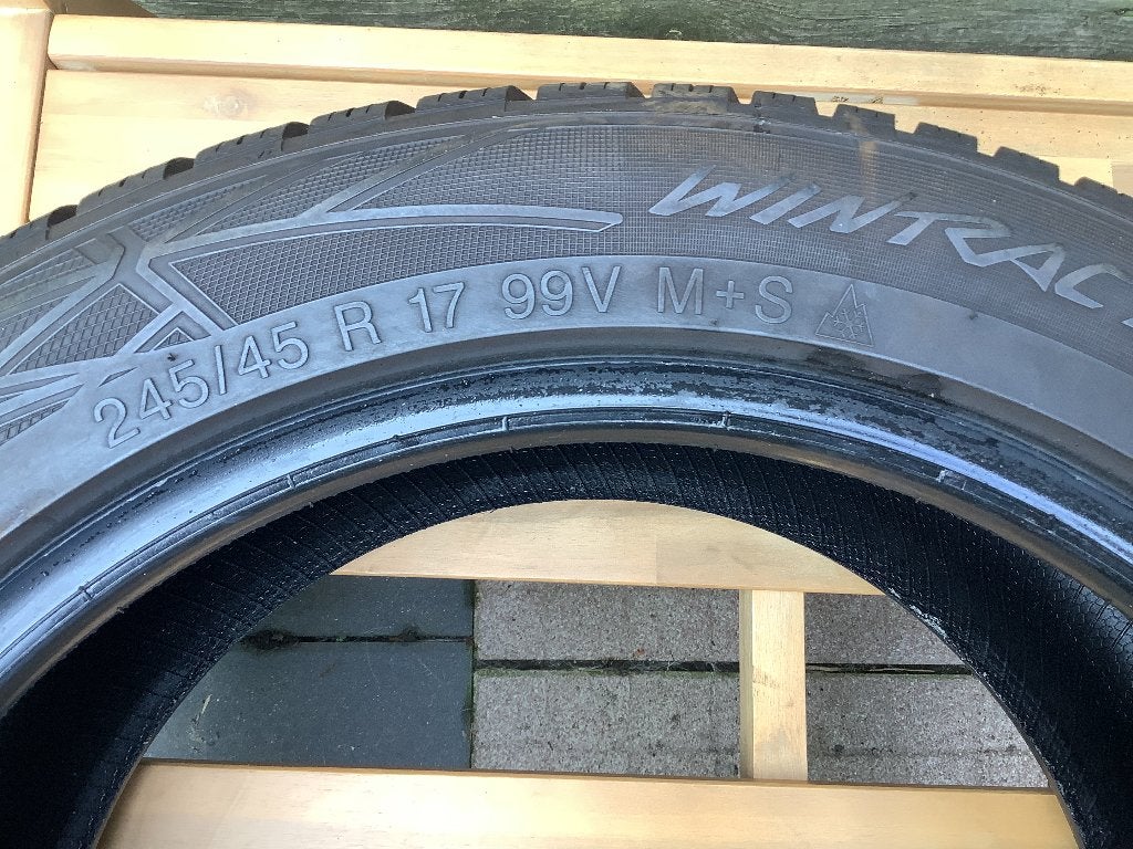 Vredestein Wintrac autobanden, Auto-onderdelen, Ophalen, Gebruikt, 17 inch, Winterbanden