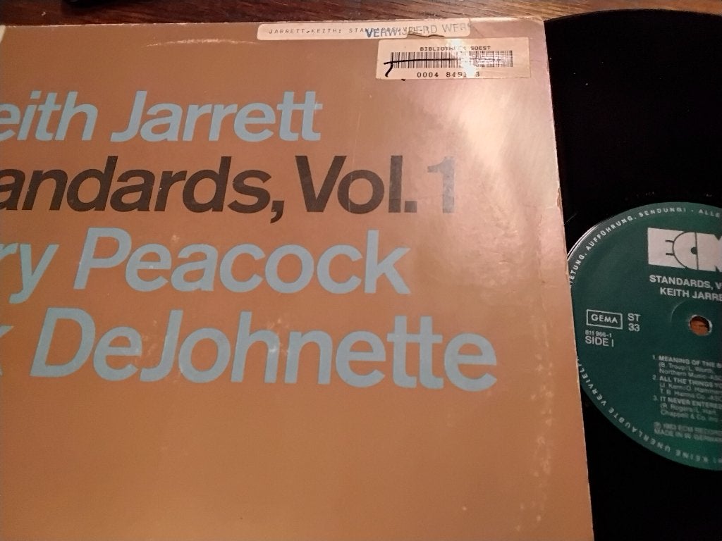 Keith Jarrett, Gary Peacock STANDARDS  1 ECM LP 1983, LP, Gebruikt, Ophalen of Verzenden, 12 inch