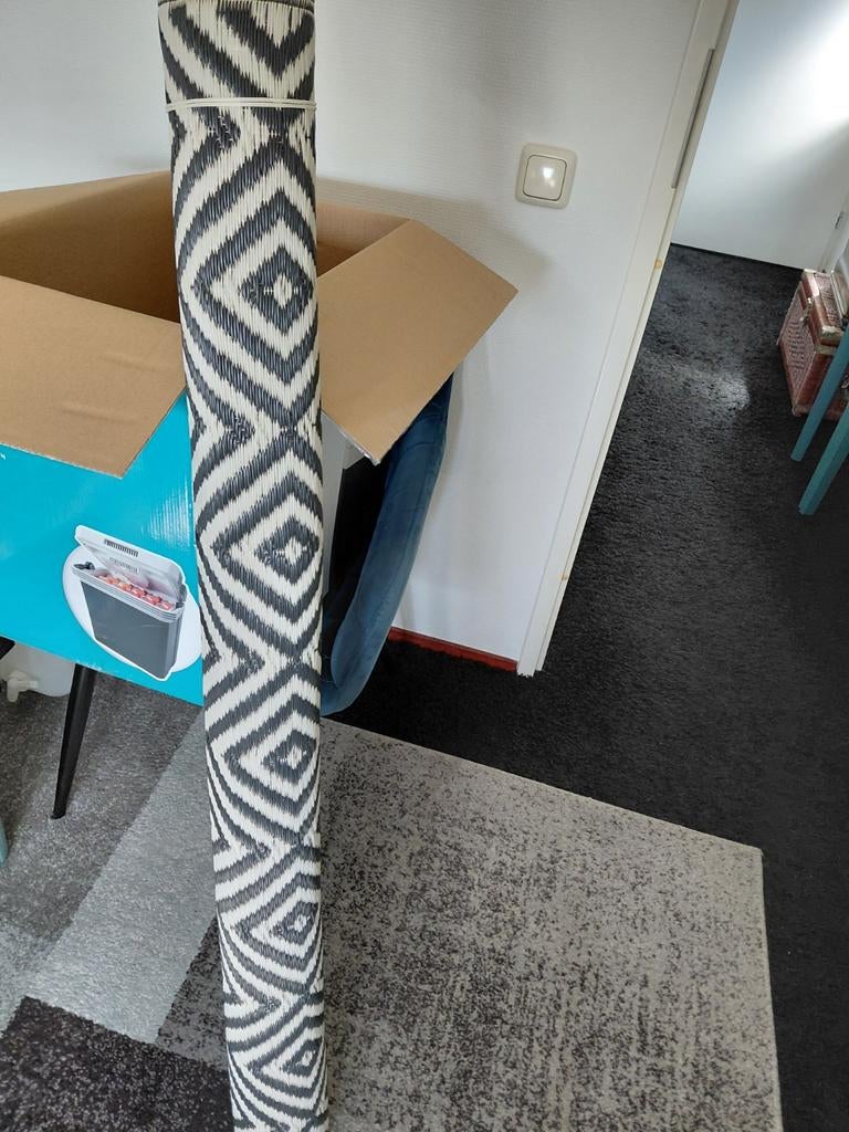 Buiten mat wit zwart, Ophalen, 50 tot 100 cm, Rond, Nieuw