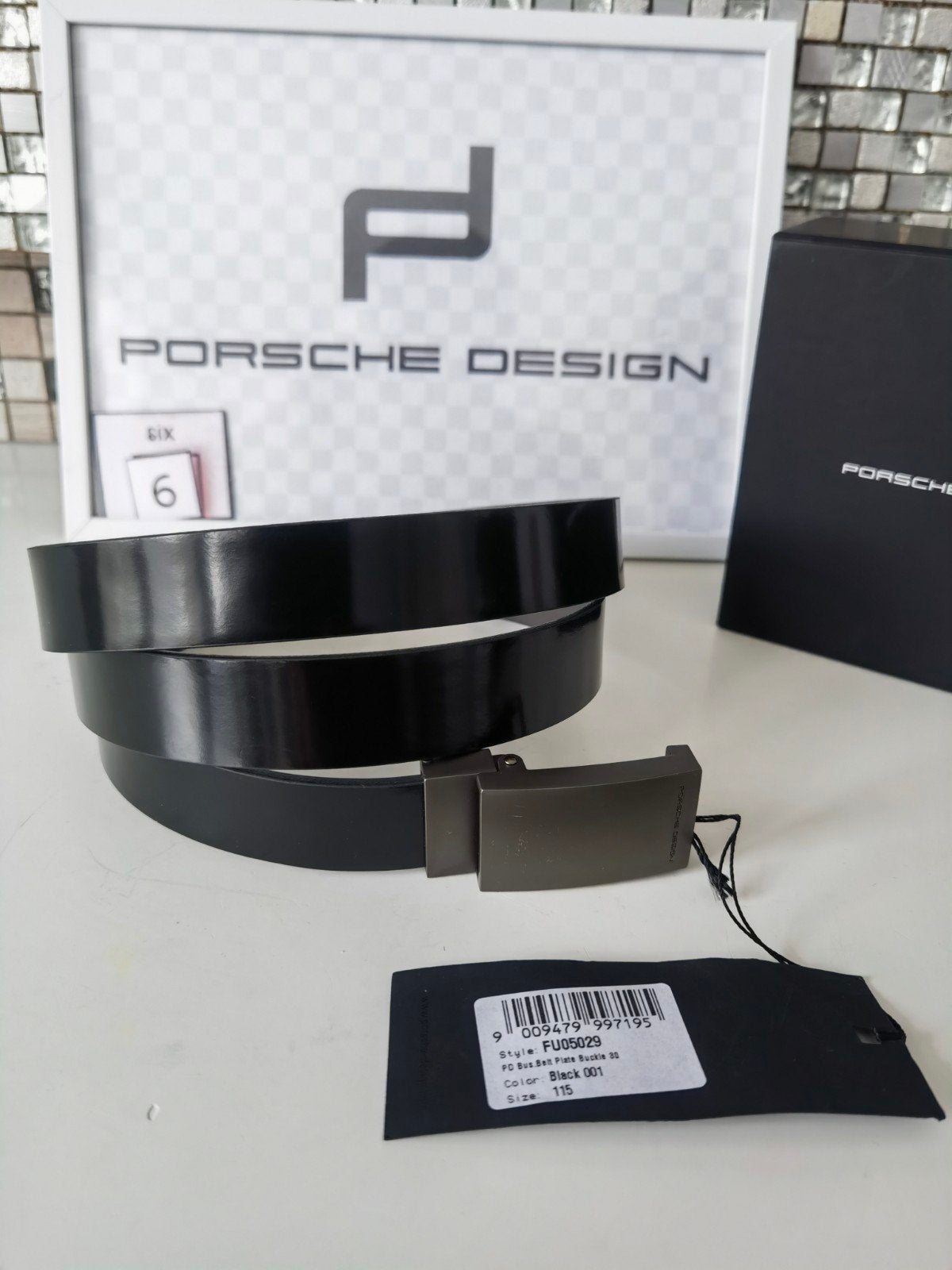 Origineel porsche design riem van echt leder  ️ 

Zie o, Nieuw, Riem of Ceintuur, Porsche design, Echt leder