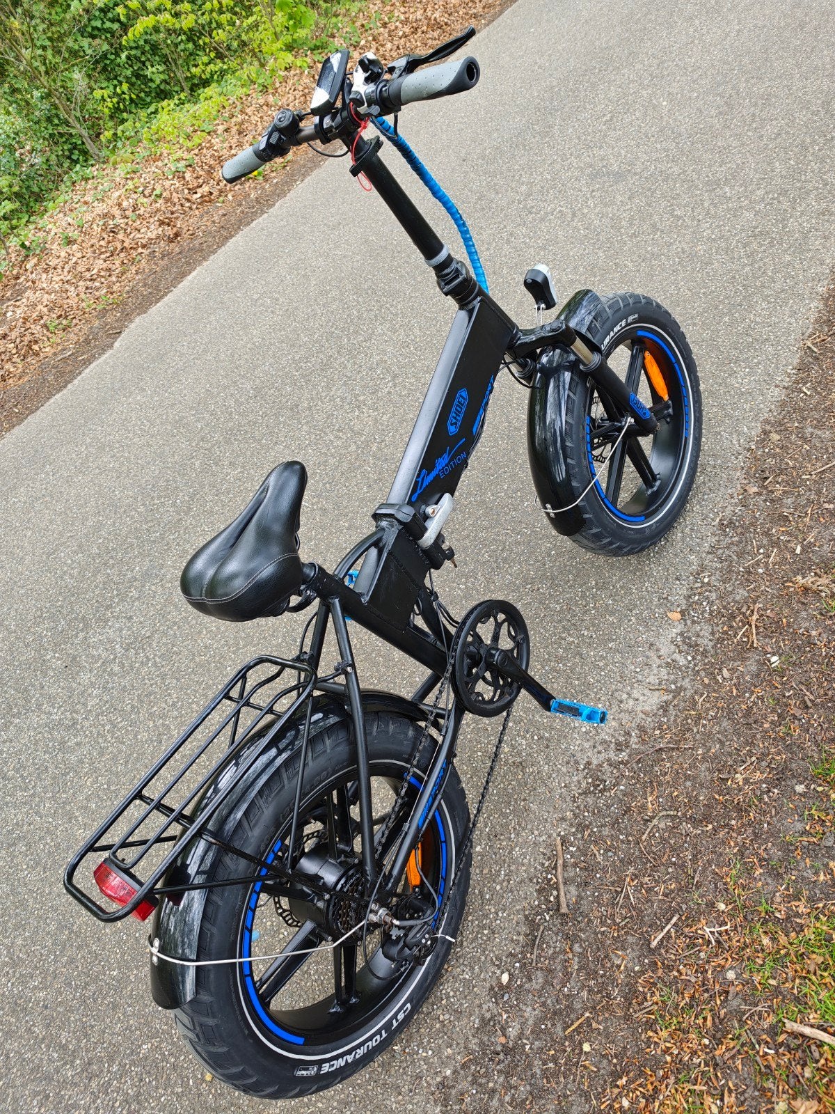 Elektrische Vouwfiets 7 versnellingen, Ophalen, 20 inch of meer, Gebruikt, Versnellingen