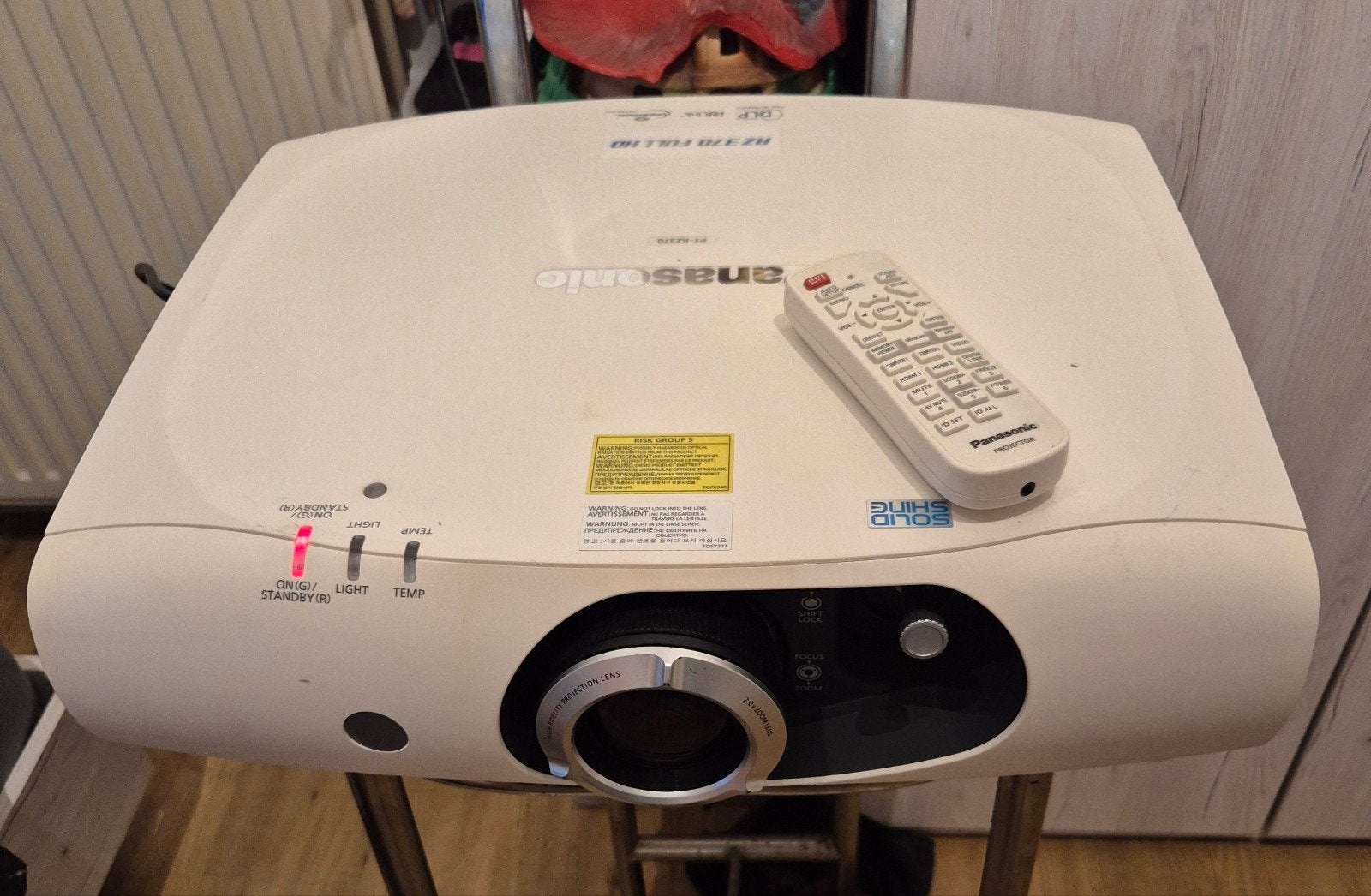 Panasonic PT-RZ370 Full HD DLP Projector, Ophalen, Gebruikt, Panasonic, DLP