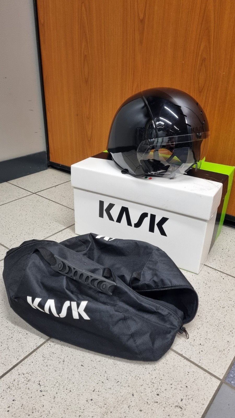 Kask Mistral tijdrit- / triatlonhelm maat L, Kask, Ophalen of Verzenden, Zo goed als nieuw, L