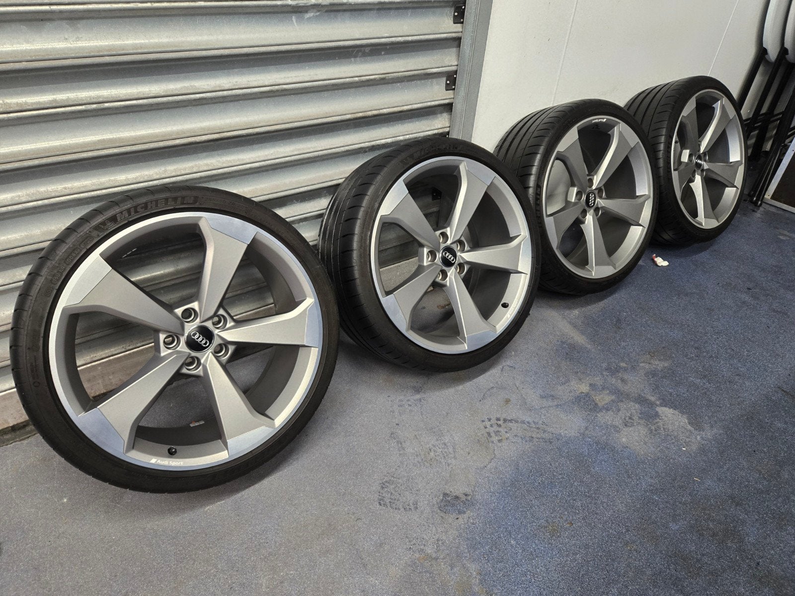20inch audi sport rotor velgen met banden, Auto diversen, Auto-accessoires, Ophalen of Verzenden