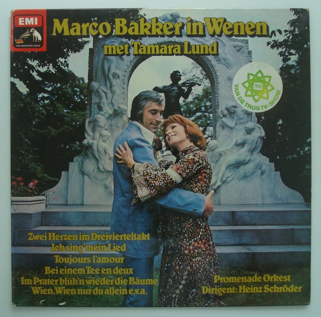 Marco Bakker in Wenen, originele lp uit 1975, Ophalen, Gebruikt, Opera of Operette, Romantiek
