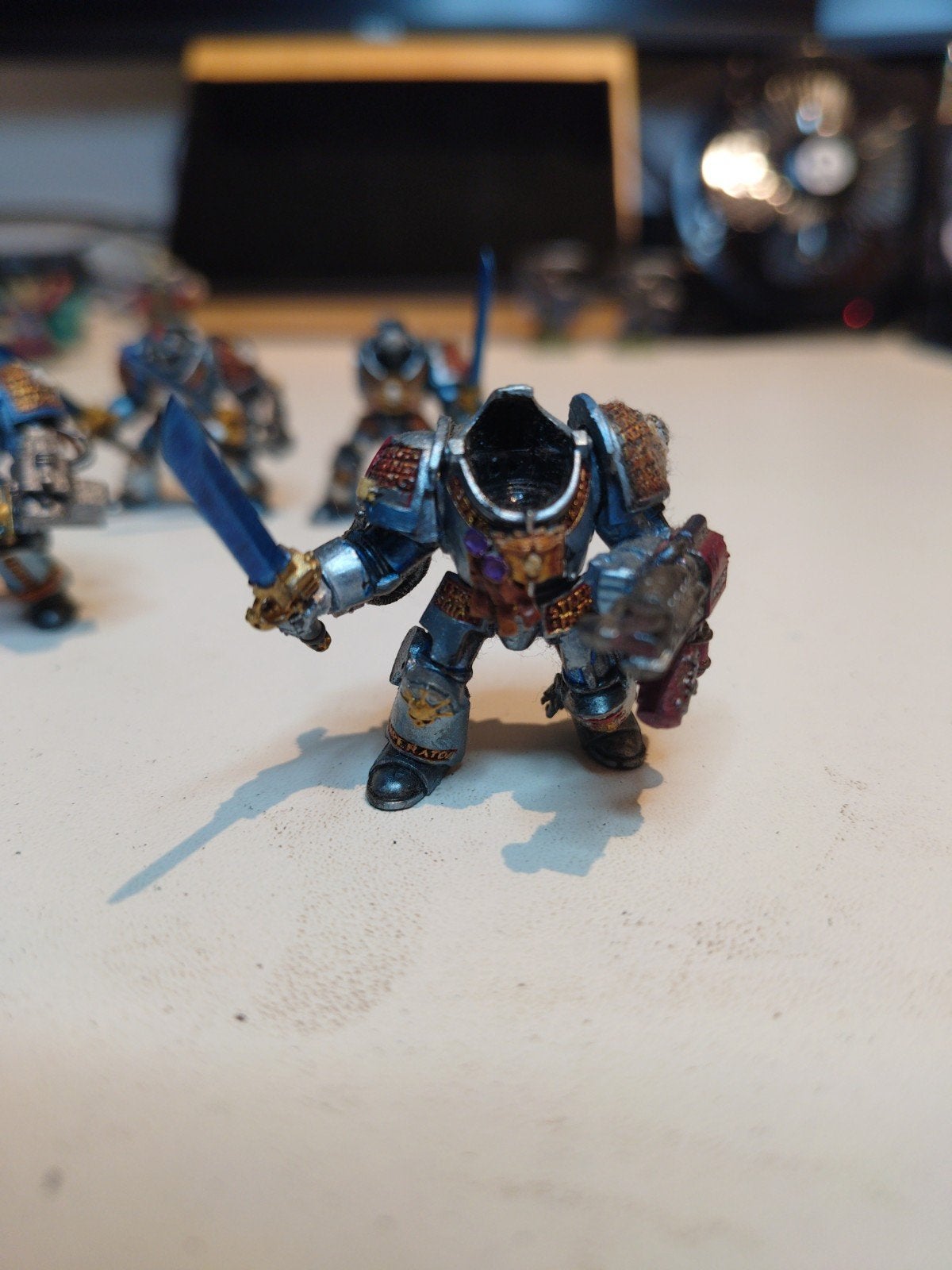 Grey Knights Warhammer 40K figuren - Geverfd, Gebruikt, Figuurtje(s), Ophalen of Verzenden, Warhammer 40000