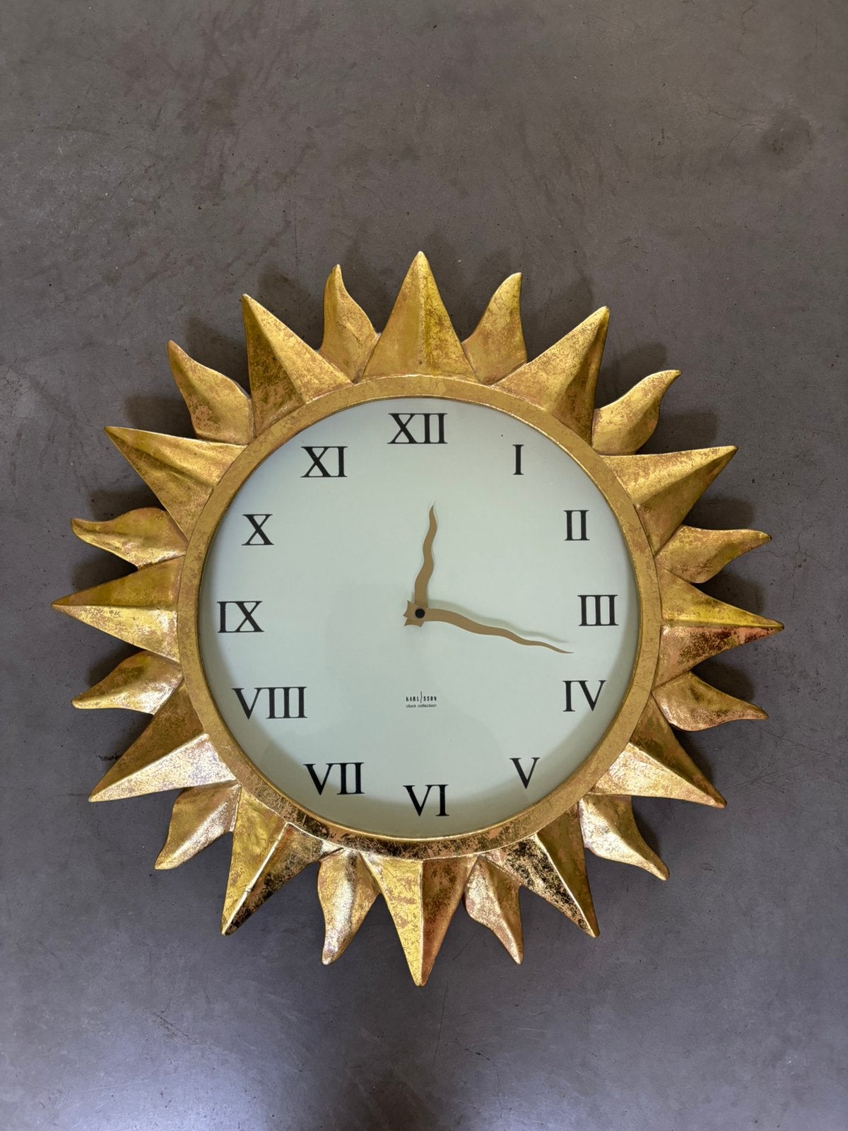 Karlsson vintage sun clock, Ophalen of Verzenden, Zo goed als nieuw, Wandklok