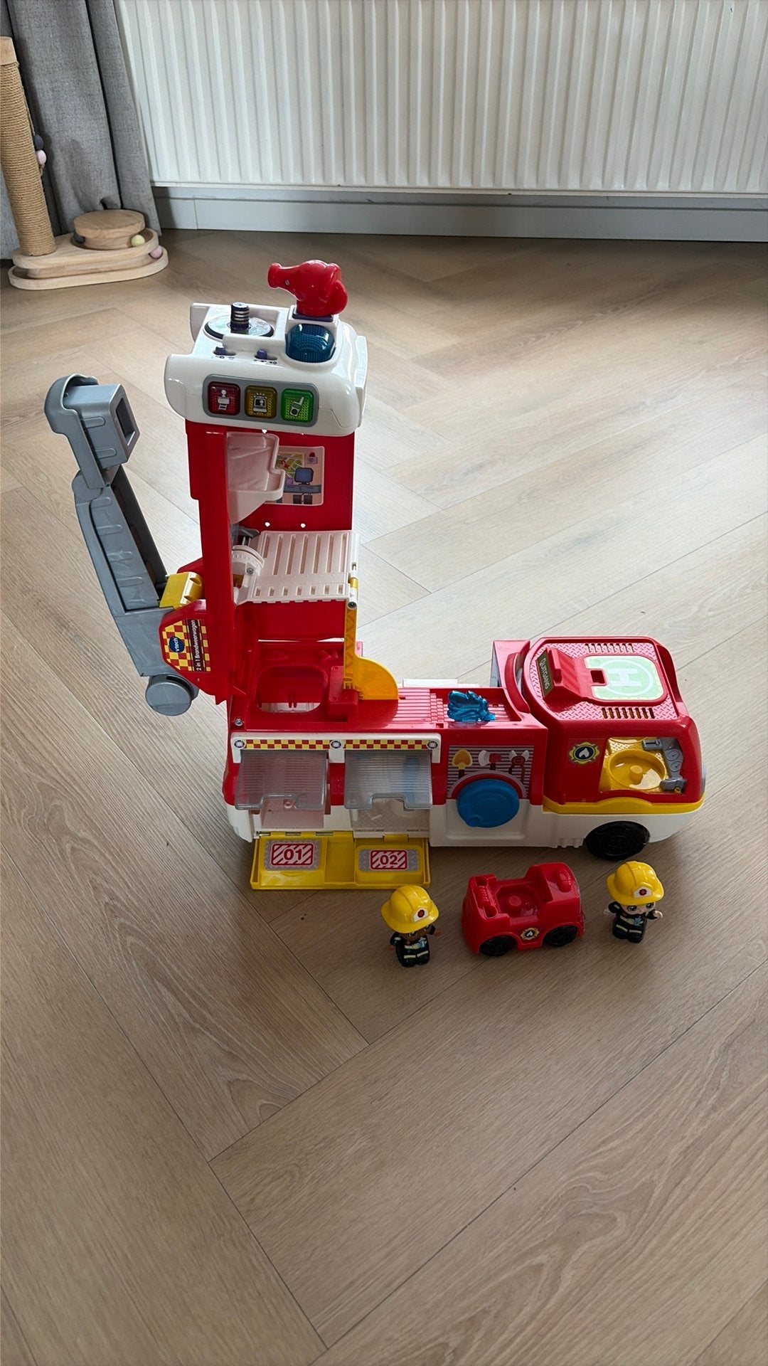 Vtech 2 in 1 brandweerauto, Ophalen, Gebruikt