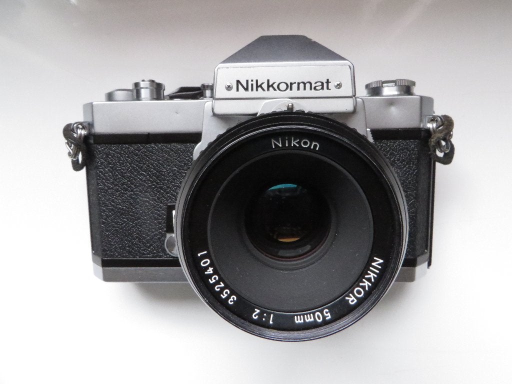 Nikon -Nikkormat  Ft-2    Nikkor 50mm F2, Verzenden, Gebruikt, Spiegelreflex, Nikon