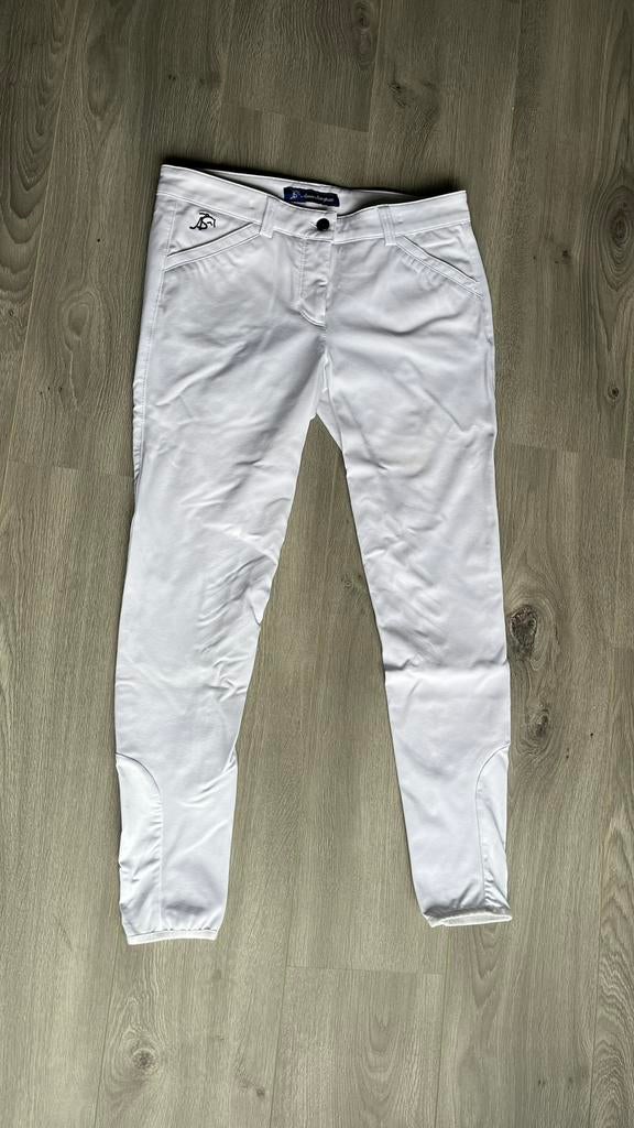 Anna Scarpati witte rijbroek maat 36/38 (IT42), Dieren en Toebehoren, Ophalen of Verzenden, Zo goed als nieuw, Dressuur, Onderkleding