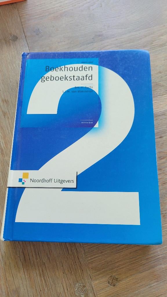 Zgan HBO studieboek: Boekhouden geboekstaafd 2 Theorie, Boeken, Studieboeken en Cursussen, Ophalen of Verzenden, Alpha, Zo goed als nieuw