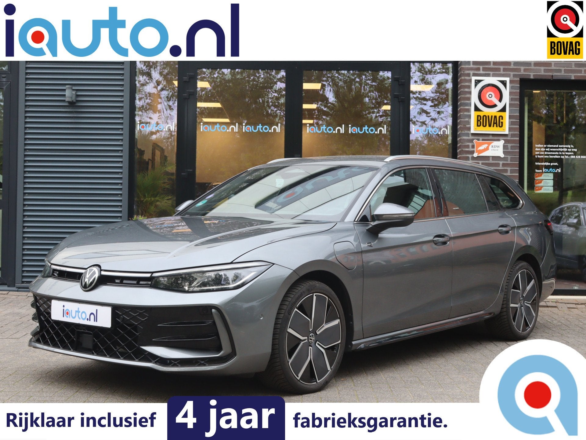 Volkswagen Passat Variant 1.5 eHybrid R-Line Business IQ.Lig, Euro 6, Grijs, Automatische klimaatregeling, Zilver of Grijs