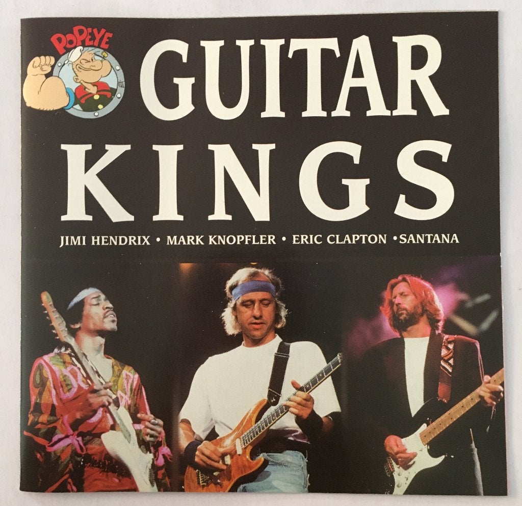 Popeye Guitar Kings CD - Jimi Hendrix, Eric Clapton, Santana, Ophalen of Verzenden, Zo goed als nieuw, Verzamelalbum, Rock en Metal