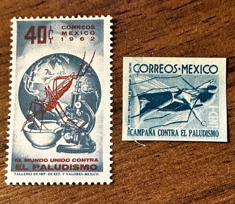 Mexico 1939-1962 anti malaria postfris insecten, Ophalen of Verzenden, Postfris