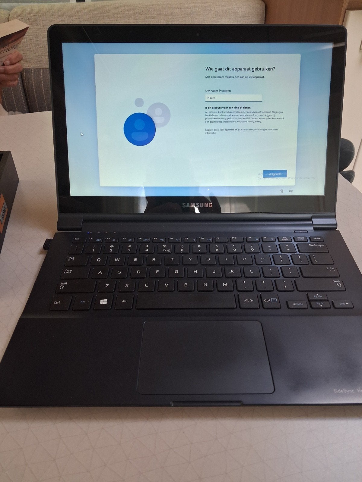 Laptop 13 inch, Samsung ATIV NP915S3G, 4Gb ram 128 Gb opslag, Computers en Software, Ophalen of Verzenden, Gebruikt, Samsung