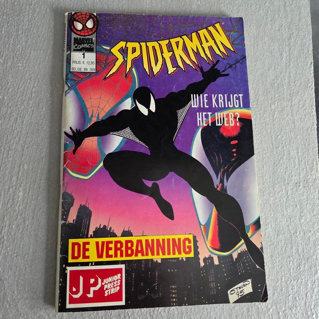 Spiderman: wie krijgt het web., Eén comic, Ophalen of Verzenden, Gelezen, Europa