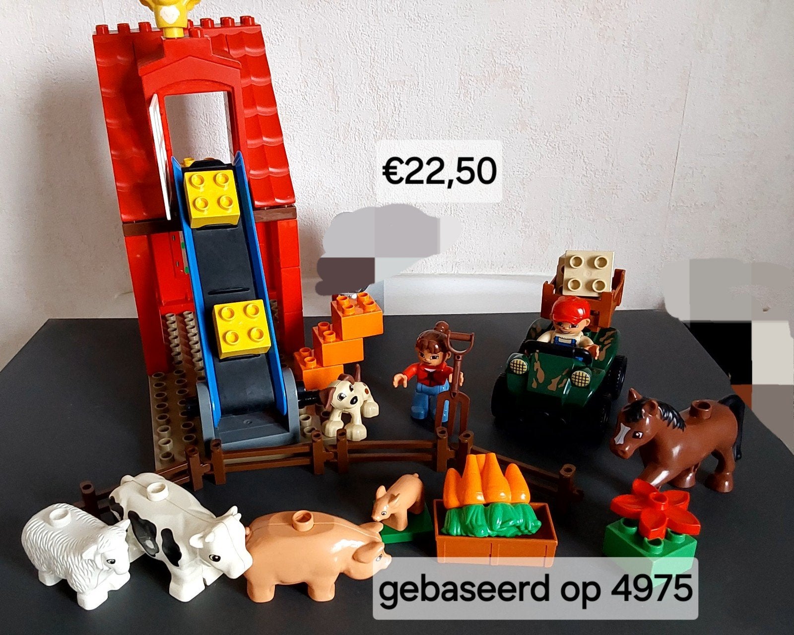 LEGO Duplo Boerderij Set (gebaseerd op 4975)🦋, Ophalen of Verzenden, Gebruikt