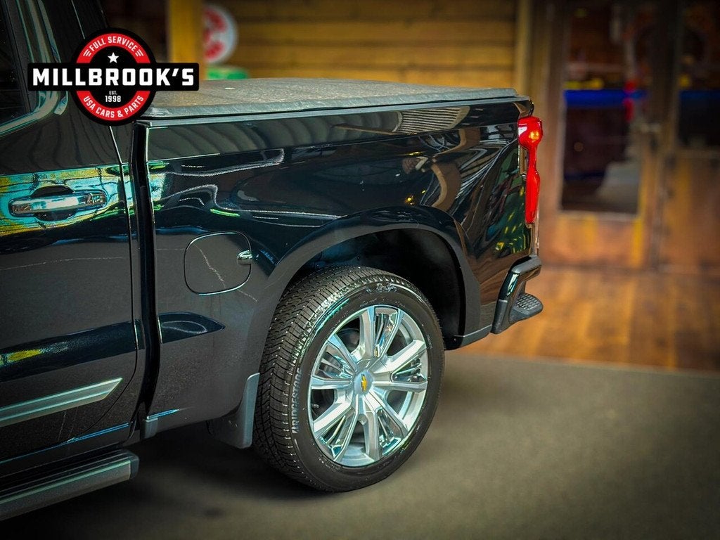 Chevrolet Silverado USA High Country 6.2 V8 420 PK laadbakco, Auto's, Chevrolet, Automaat, Zwart, Leder, Nieuw