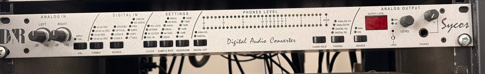 D&R Sycos Digital Audio Converter. Zeldzaam!, Ophalen of Verzenden, Gebruikt