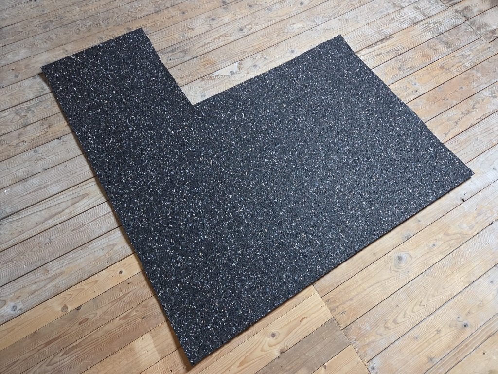 Rubberen opvulmat / ondermat, Tuin en Terras, Ophalen, Nieuw, Rubber