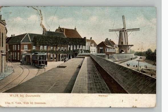 Wijk bij Duurstede stoomtram+Runmolen st 1907 zie adreszijde