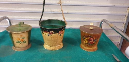 bakjes vintage metaal, Ophalen of Verzenden
