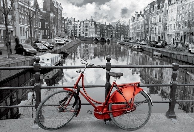 Educa - Amsterdam Zwart Wit - 1000 stukjes (AANBIEDING), Ophalen of Verzenden, 500 t/m 1500 stukjes, Nieuw, Legpuzzel