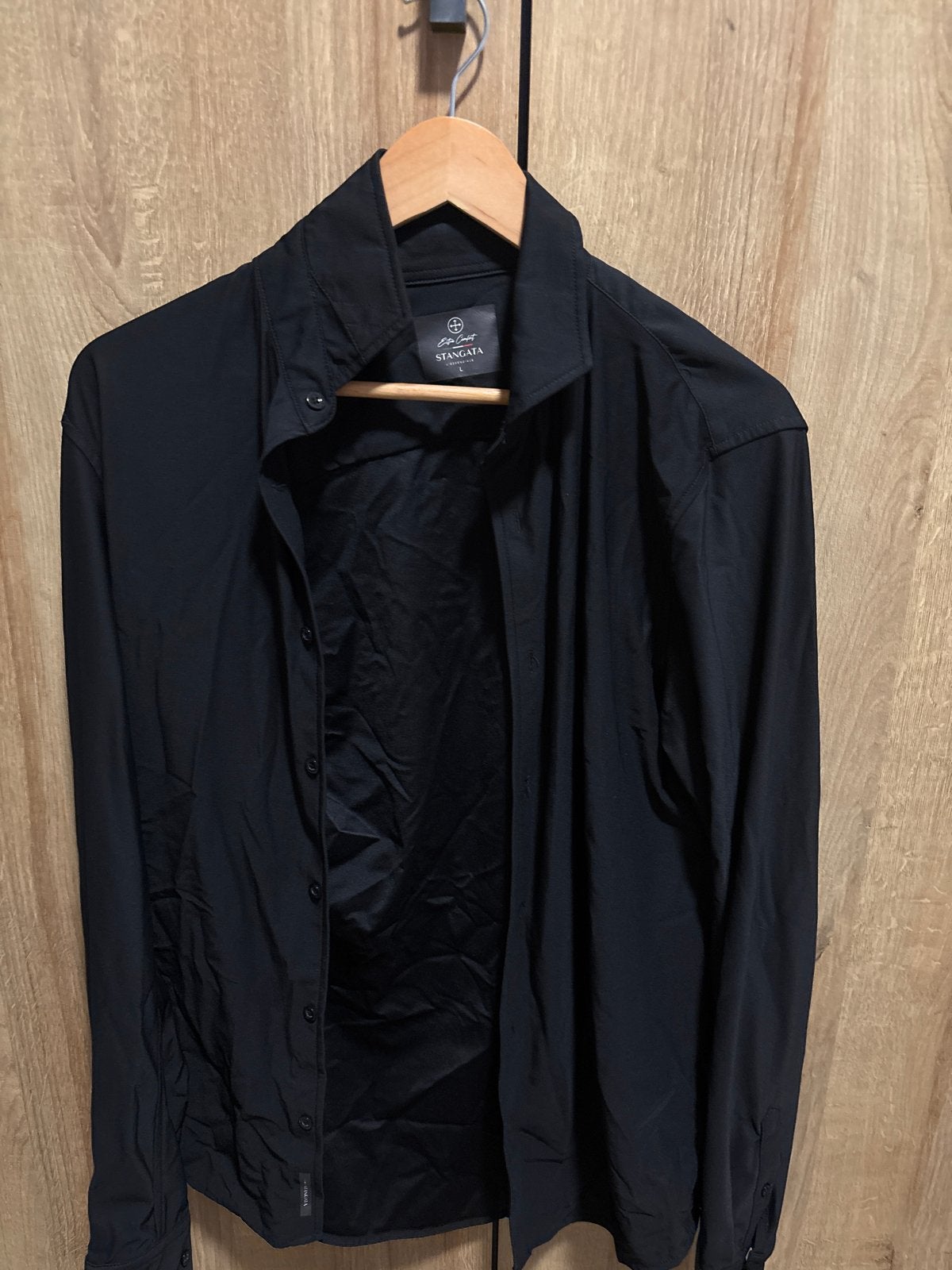 Stangata overhemd - Nieuw, Kleding | Heren, Ophalen of Verzenden, Nieuw, Zwart, Halswijdte 41/42 (L)