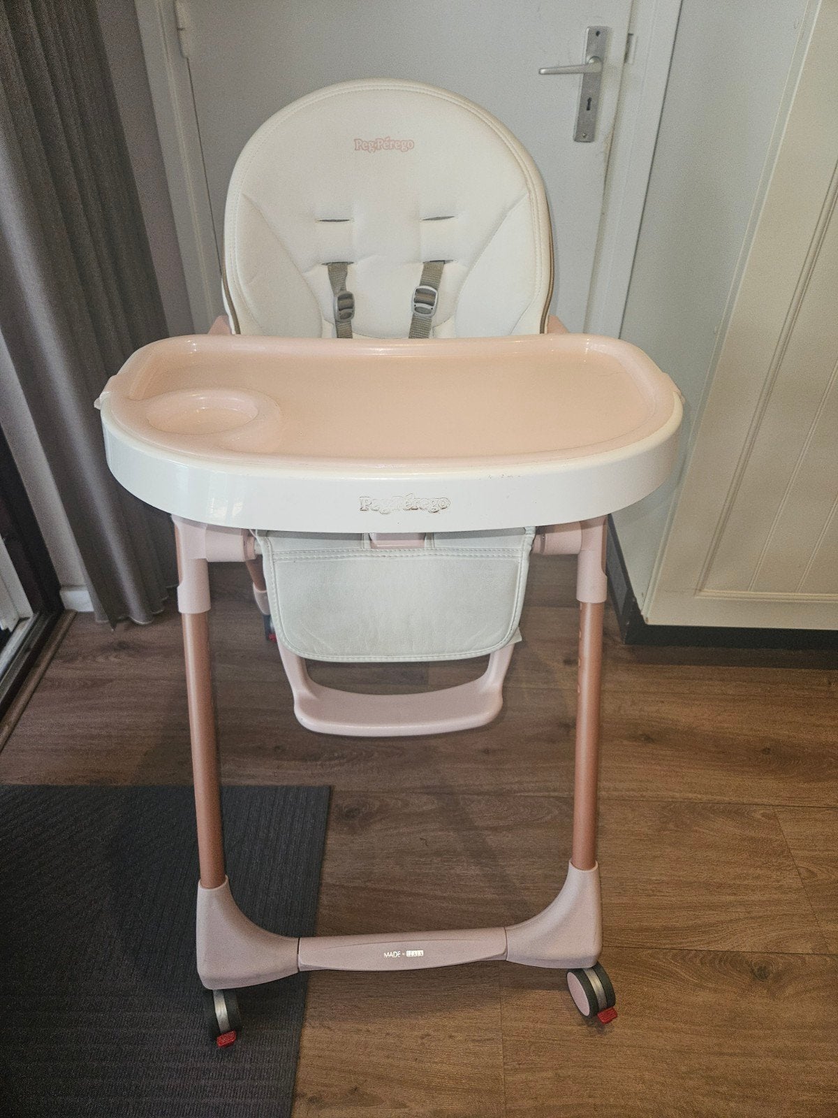 Peg Perego Prima Pappa Follow Me kinderstoel, Ophalen, Gebruikt, Overige typen, Gordel(s)