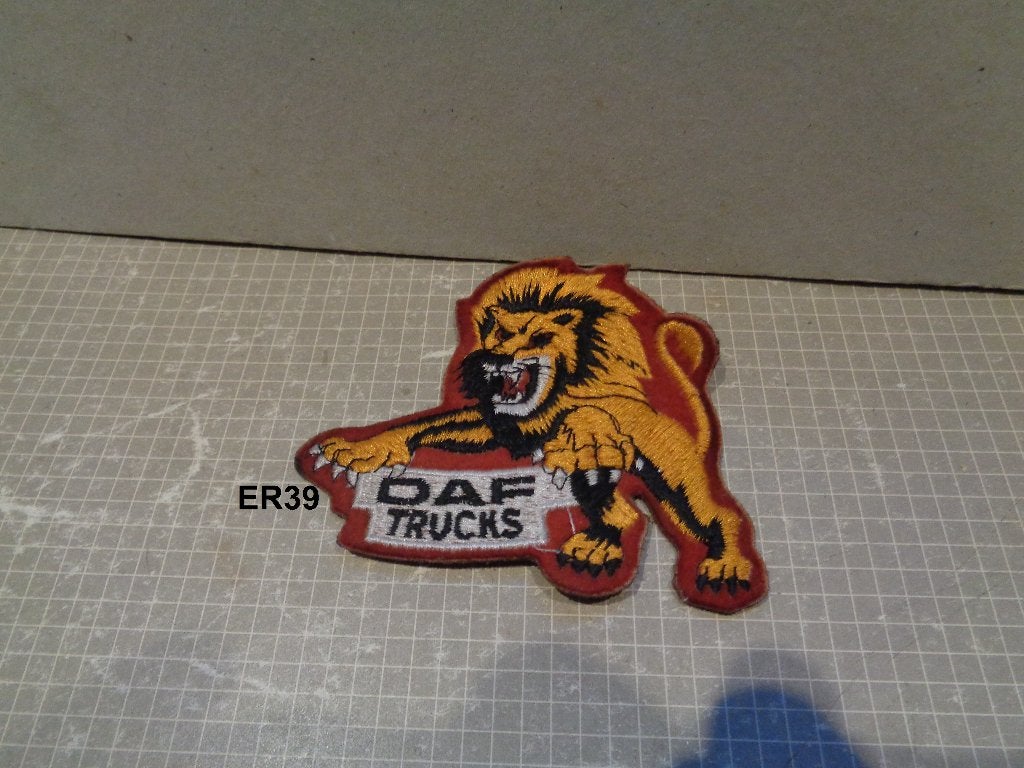 geborduurd daf trucks leeuw logo, Verzamelen, Ophalen of Verzenden, Zo goed als nieuw, Gebruiksvoorwerp